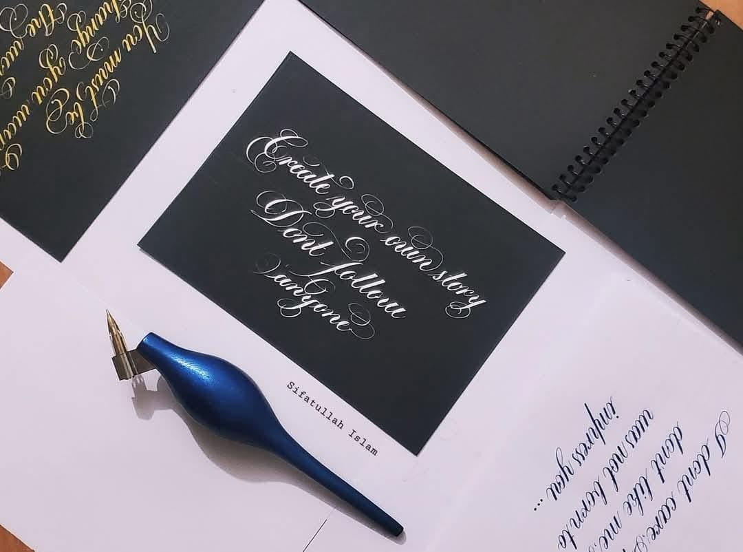 Copperplate Flourishing course cover